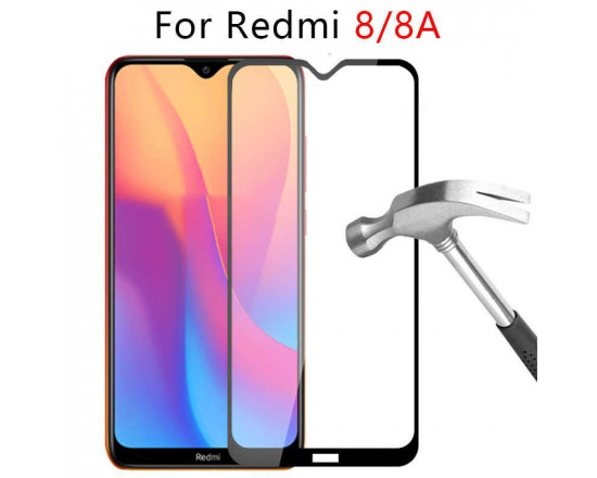 Защитное стекло 9D с полным покрытием для Xiaomi Redmi 8
