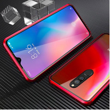 Двухсторонний магнитный чехол для Xiaomi Redmi 8/8a Красный