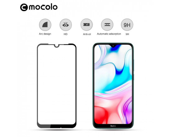 Защитное стекло Mocolo (Full Glue) для телефона Xiaomi Redmi 8/8a