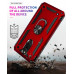 Ультратонкий противоударный чехол для Xiaomi Redmi 8/8a с кольцом-держателем - Красный