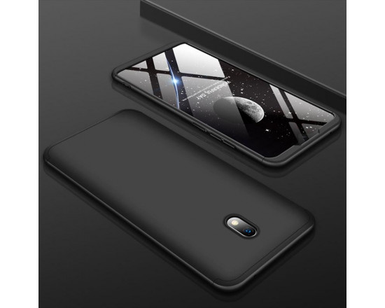 Матовый защитный чехол GKK 360° для Xiaomi Redmi 8a Чёрный