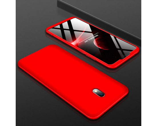 Матовий захисний чохол GKK 360° для Xiaomi Redmi 8a Червоний