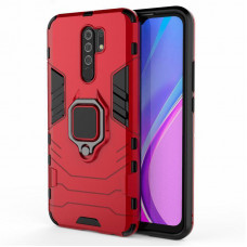 Захисний бампер IronMan для Xiaomi Redmi 9 з кільцем-тримачем.