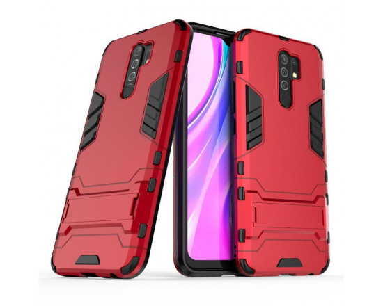 IronMan ультратонкий защитный бампер для Xiaomi Redmi 9 - Красный