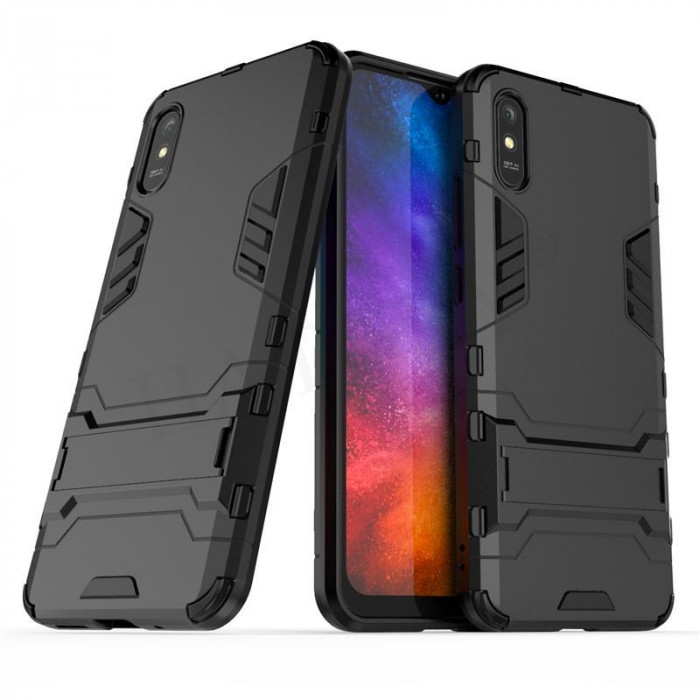 IronMan ультратонкий защитный бампер для Xiaomi Redmi 9a Черный