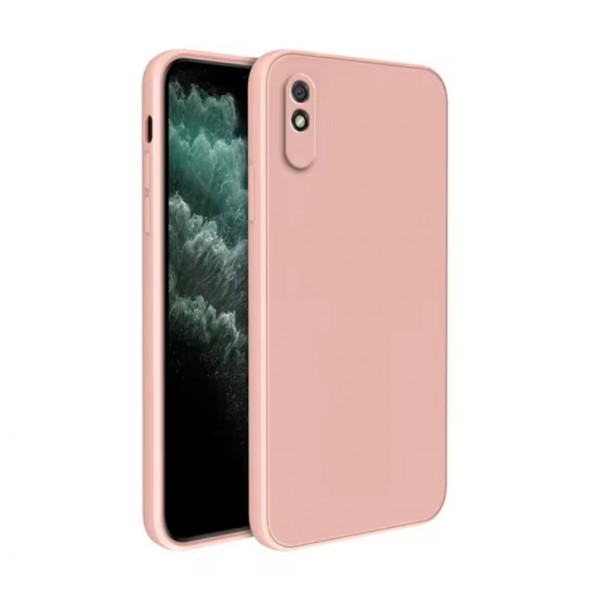 Силиконовый чехол Soft Touch для Xiaomi Redmi 9a Розовый