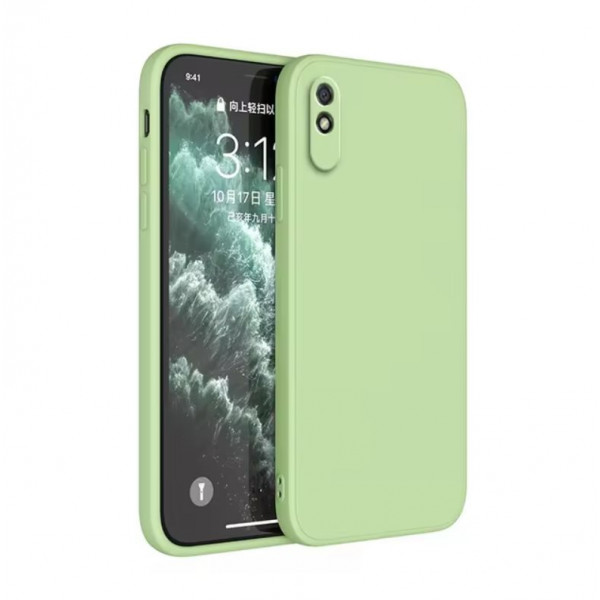 Силиконовый чехол Soft Touch для Xiaomi Redmi 9a Зеленый