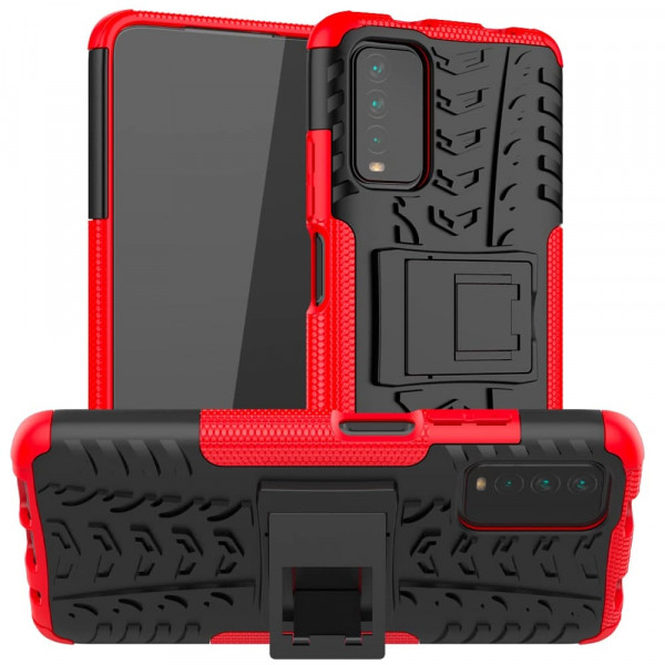 Бронированный бампер для Xiaomi Redmi 9T - Красный