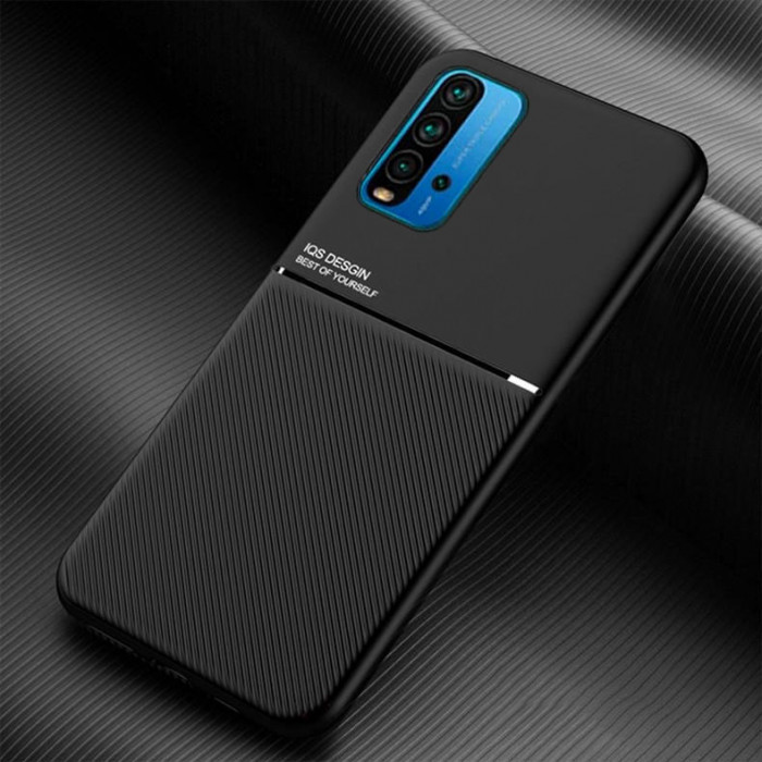 Силиконовый чехол IQS Design для Xiaomi Redmi 9T Чёрный