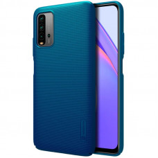 Чехол бампер Nillkin Frosted shield для Xiaomi Redmi 9T Синий