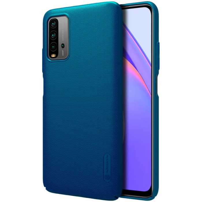 Чохол бампер Nillkin Frosted shield для Xiaomi Redmi 9T Синій