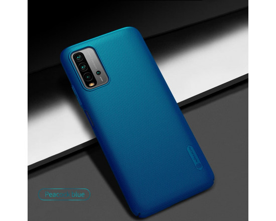 Чехол бампер Nillkin Frosted shield для Xiaomi Redmi 9T Синий