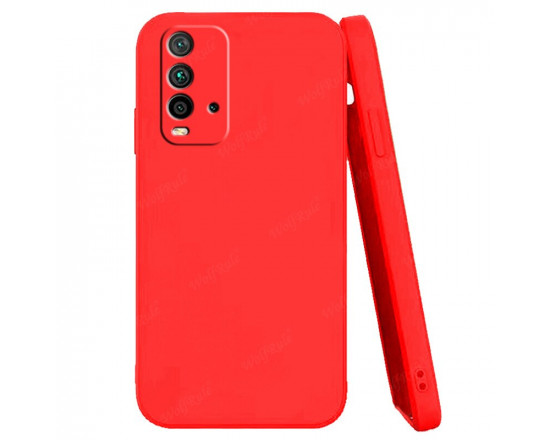 Силиконовый чехол Soft Touch для Xiaomi Redmi 9T Красный