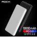 Внешний аккумулятор Rock P45 P100C 10000 mAh Black/White (P45 P100C)