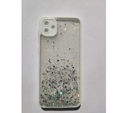 Чехол Stardust с цветными бортиками для Samsung A04 Белый