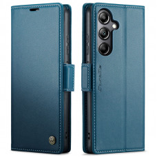 Чехол-книжка CaseMe из нубука для Samsung A05s Бирюзовый