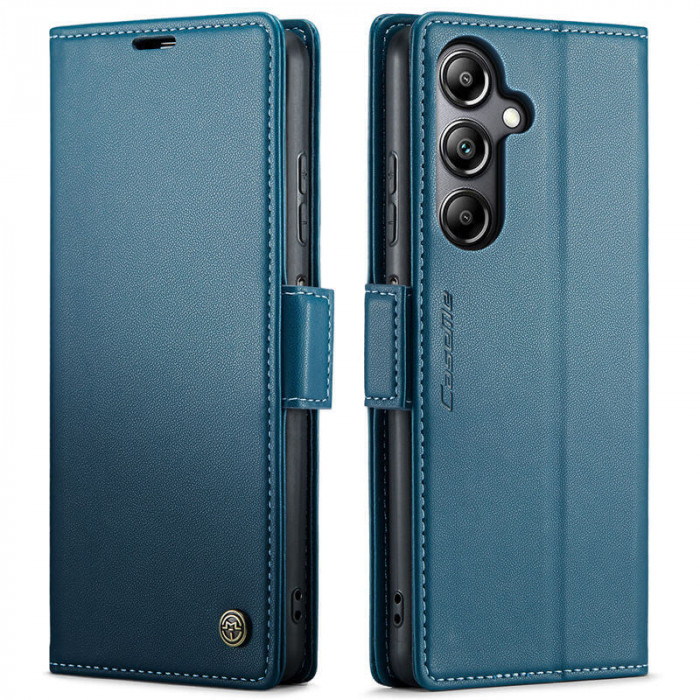 Чехол-книжка CaseMe из нубука для Samsung A05s Бирюзовый