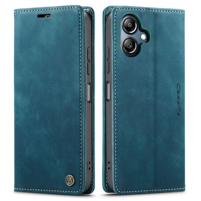 Чохол-книжка CaseMe із нубуку для Samsung A06 Бірюзовий