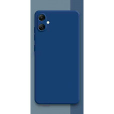 Силиконовый чехол Soft Touch для Samsung Galaxy A05 Тёмно-синий