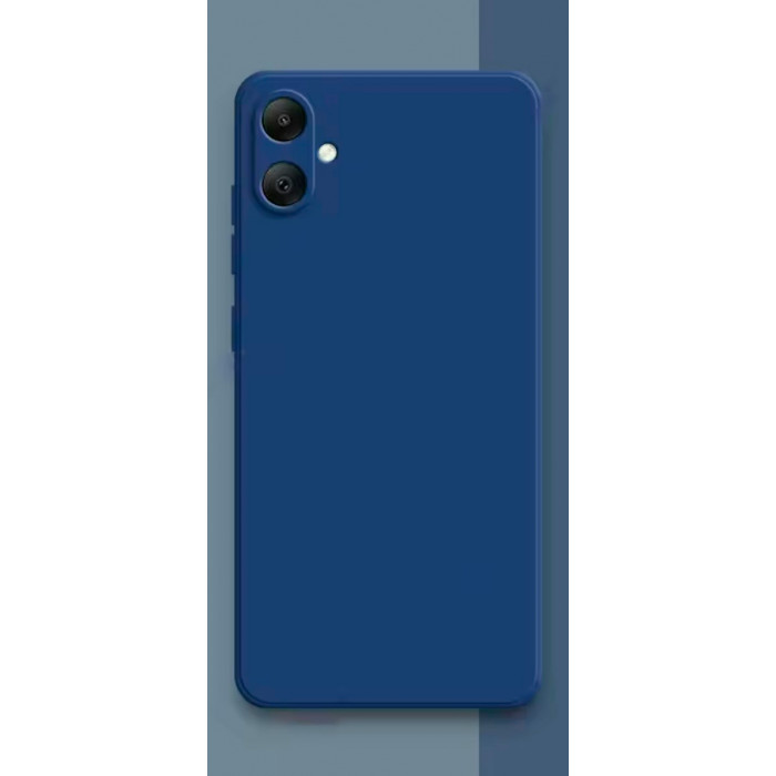 Силиконовый чехол Soft Touch для Samsung Galaxy A05 Тёмно-синий