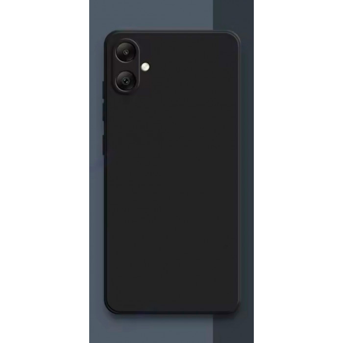 Силиконовый чехол Soft Touch для Samsung Galaxy A05 Чёрный