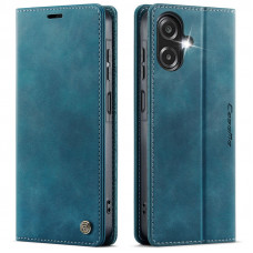 Чехол-книжка CaseMe RFID из нубука для Samsung Galaxy A07 Бирюзовый