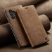 Чохол-книжка CaseMe із нубуку для Samsung A24 Світло-коричневий