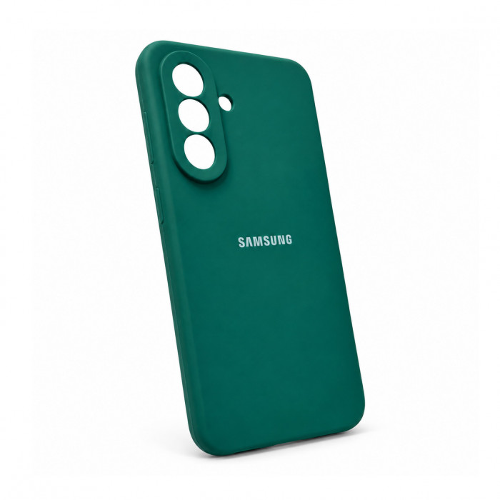 Силиконовый чехол Soft Touch для Samsung Galaxy A17 Тёмно-зеленый