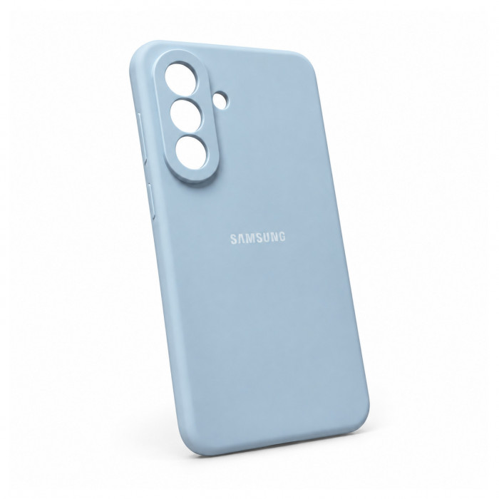 Силиконовый чехол Soft Touch для Samsung Galaxy A17 Голубой