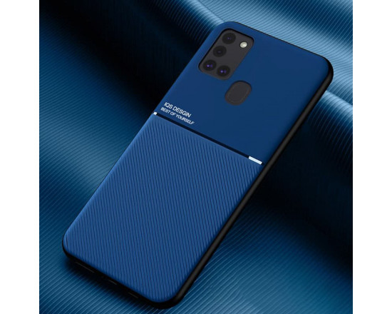 Силіконовий чохол IQS Design для Samsung Galaxy A21s Синій