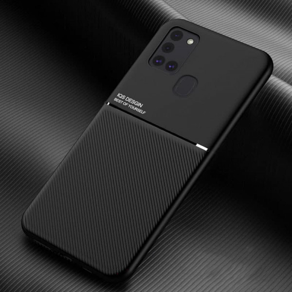 Силиконовый чехол IQS Design для Samsung Galaxy A21s Чёрный