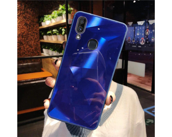 Силіконовий чохол із дзеркальним покриттям для Samsung Galaxy A30/A20 Синій
