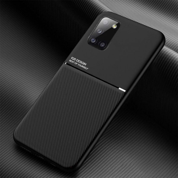 Силиконовый чехол IQS Design для Samsung Galaxy A31 Чёрный