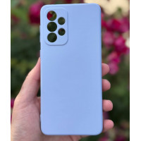 Силиконовый чехол Soft Touch для Samsung Galaxy A33 Голубой