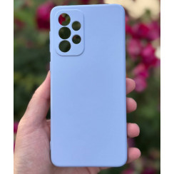 Силиконовый чехол Soft Touch для Samsung Galaxy A33 Голубой