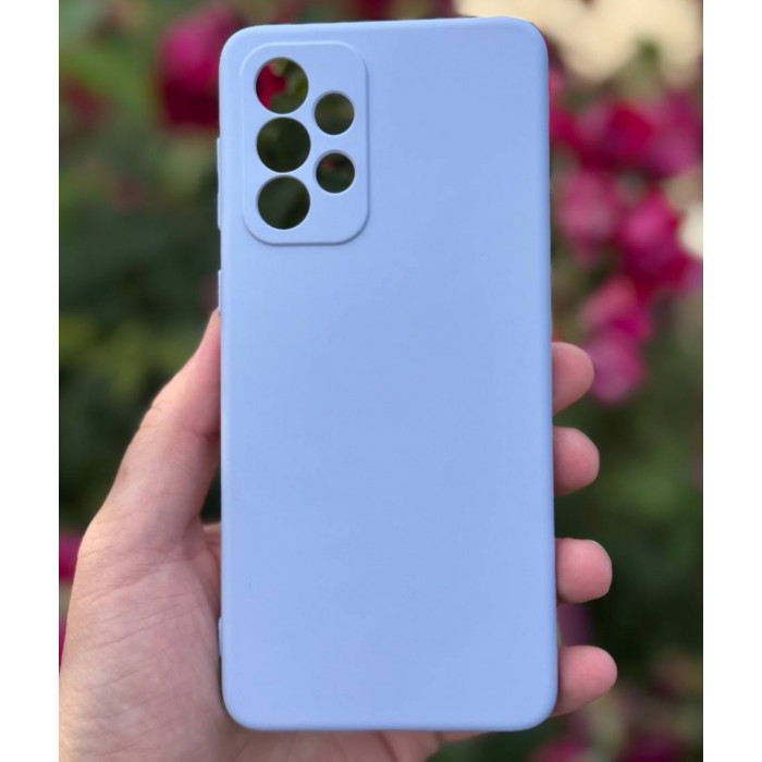 Силиконовый чехол Soft Touch для Samsung Galaxy A33 Голубой