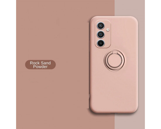 Силіконовий чохол Soft Touch з кільцем-тримачем для Samsung Galaxy A04s Рожевий