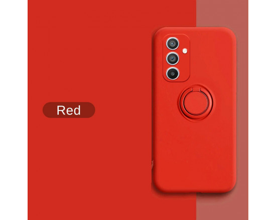 Силіконовий чохол Soft Touch з кільцем-тримачем для Samsung Galaxy A04s Червоний