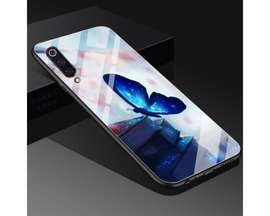 Глянцевый силиконовый чехол для Samsung Galaxy A7 2018 (A750) Бабочка