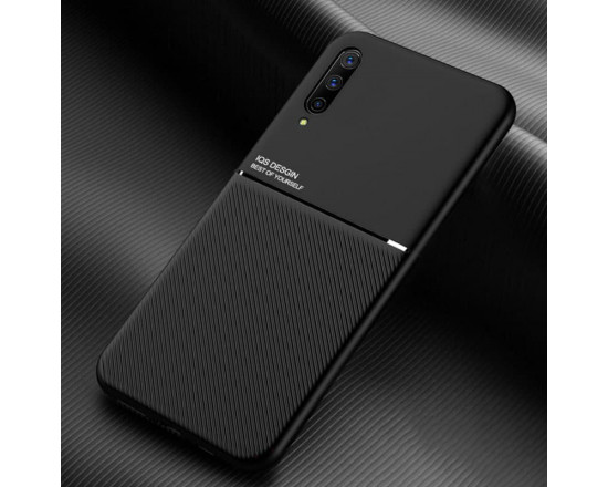 Силиконовый чехол IQS Design для Samsung Galaxy A30s/A50/A50s Чёрный