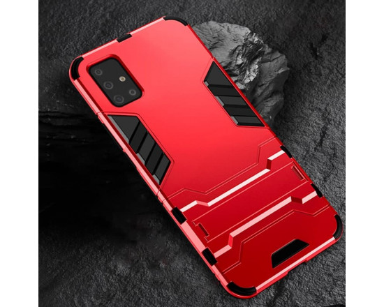 IronMan ультратонкий защитный бампер для Samsung A51 Красный