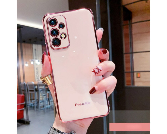Силіконовий чохол Gloss для Samsung A52 Рожевий