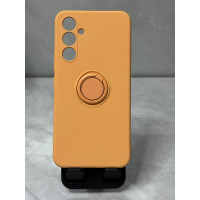 Силиконовый чехол Soft Touch с кольцом-держателем для Samsung Galaxy A54 Оранжевый