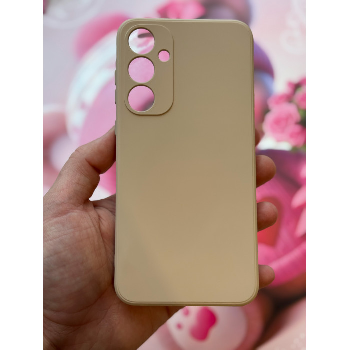 Силиконовый чехол Soft Touch для Samsung Galaxy A55 Бежевый