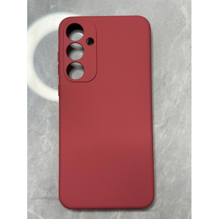 Силиконовый чехол Soft Touch для Samsung Galaxy A55 Бордовый