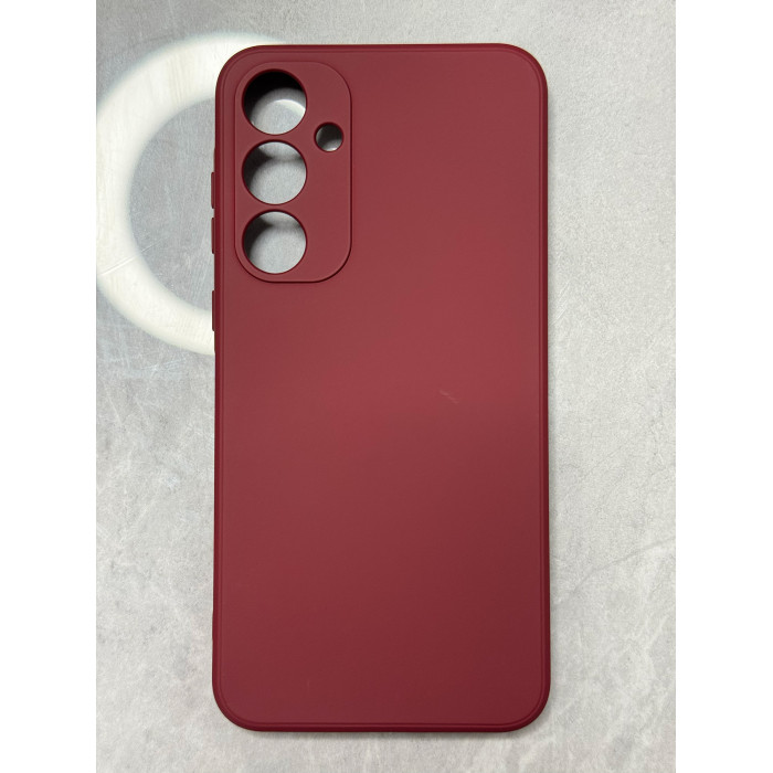 Силиконовый чехол Soft Touch для Samsung Galaxy A55 Бордовый