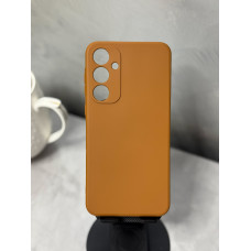 Силиконовый чехол Soft Touch для Samsung Galaxy A55 Коричневый