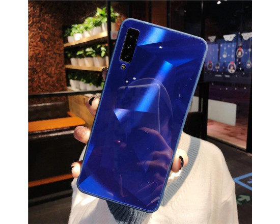 Силіконовий чохол із дзеркальним покриттям для Samsung A10 Синій
