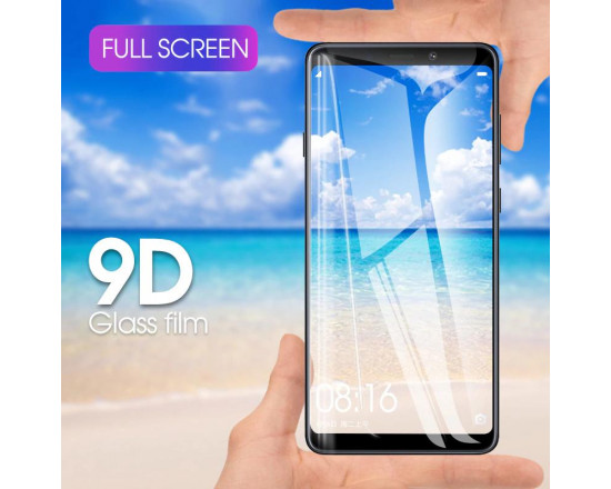 Захисне скло Full Glue 9D з повним покриттям для Samsung A7 2018 (A750)