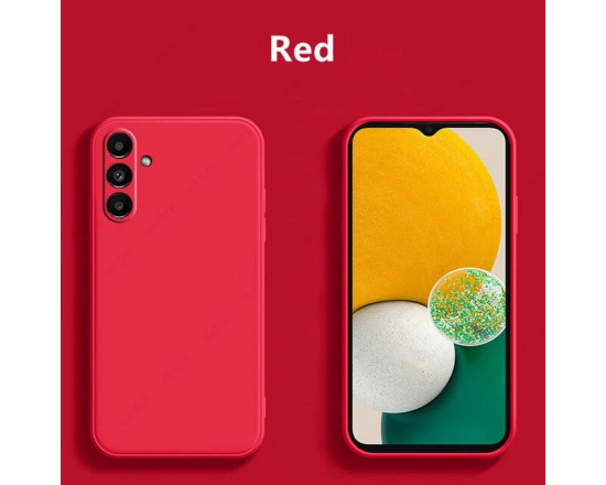 Силиконовый чехол Soft Touch для Samsung Galaxy M13 Красный